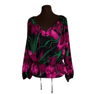 Michael Kors Orchid Floral Blouse